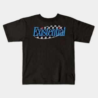 Existential 90s TV Tribute Graphic Design Kids T-Shirt